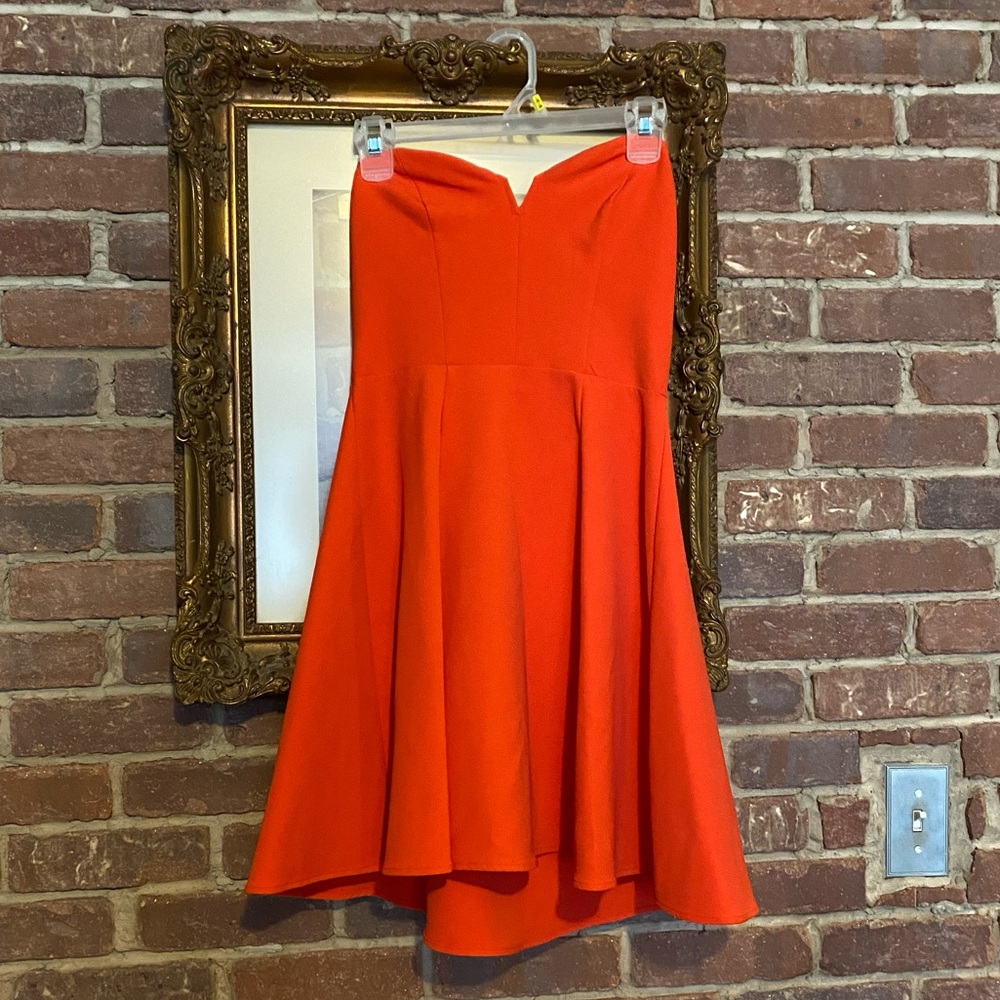 Hot Red Sweetheart Dress